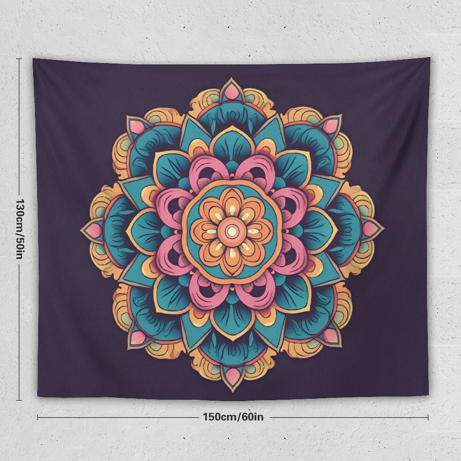 Tapiz de pared de flores