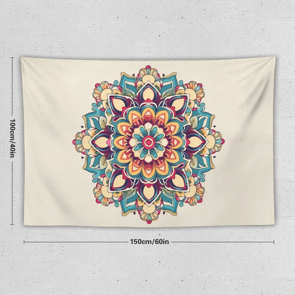 Tapiz de pared de flores