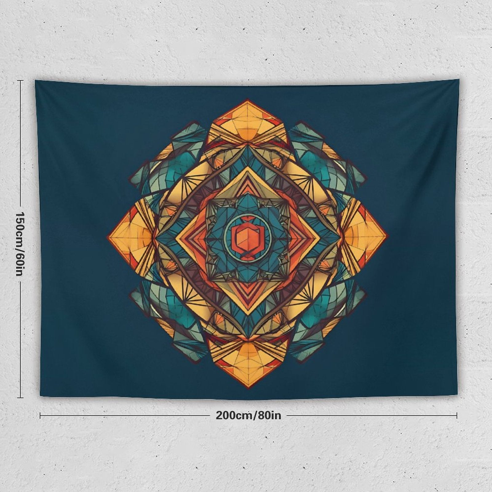 Geometric Wall Tapestry