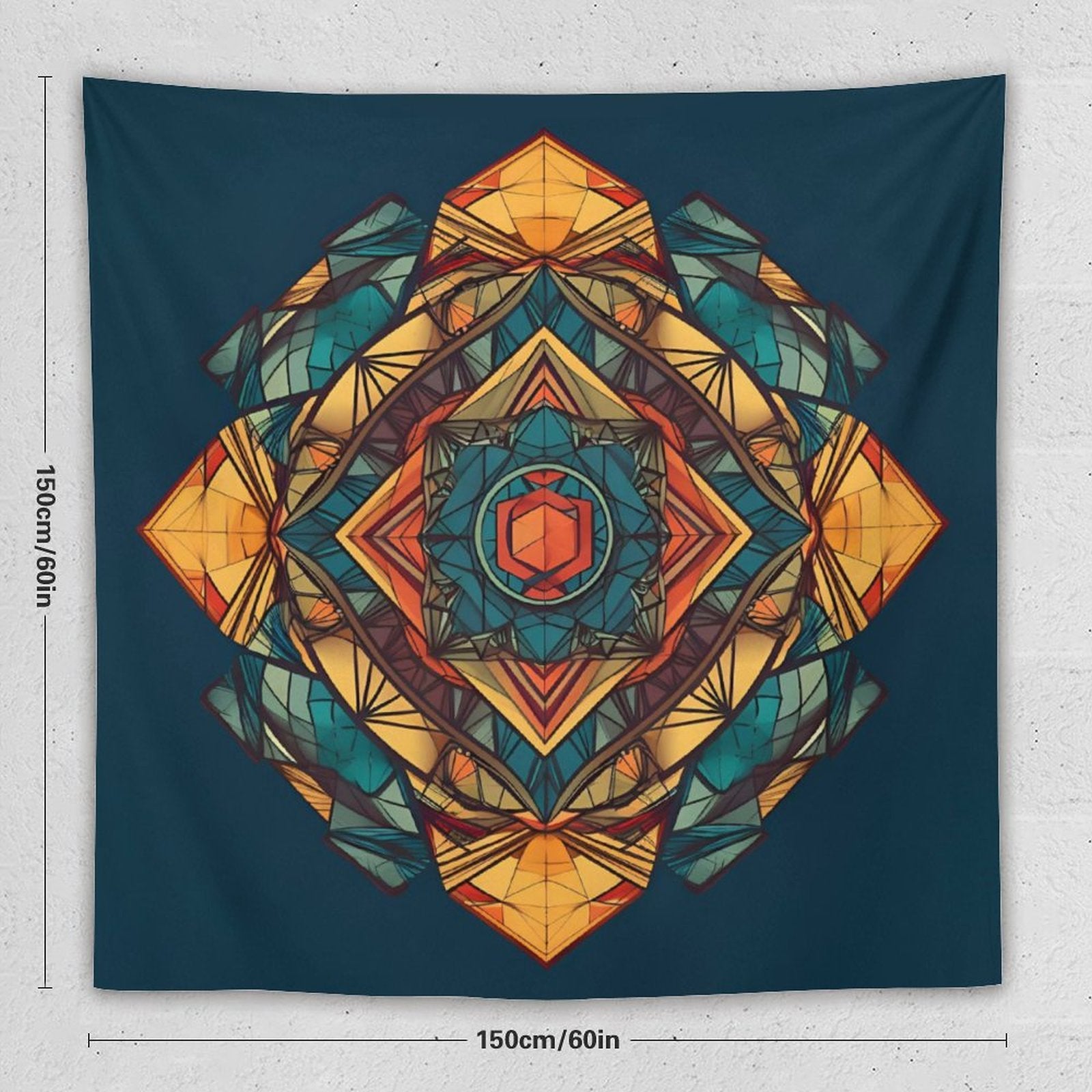 Geometric Wall Tapestry