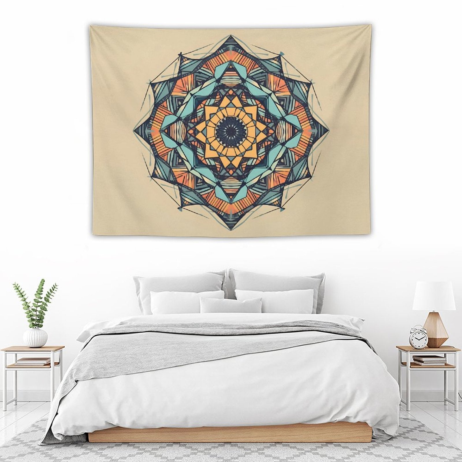 Tapiz geométrico de pared