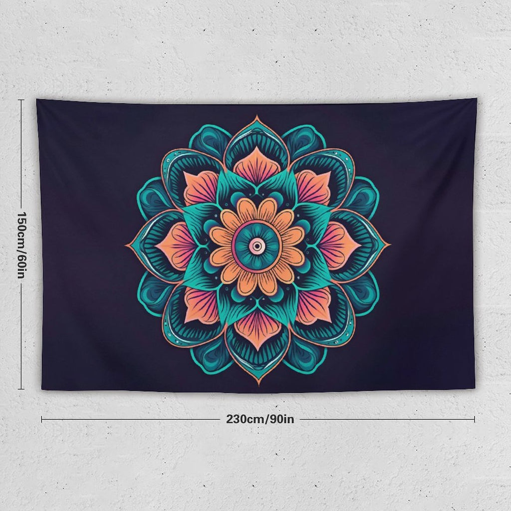 Tapiz de pared de flores