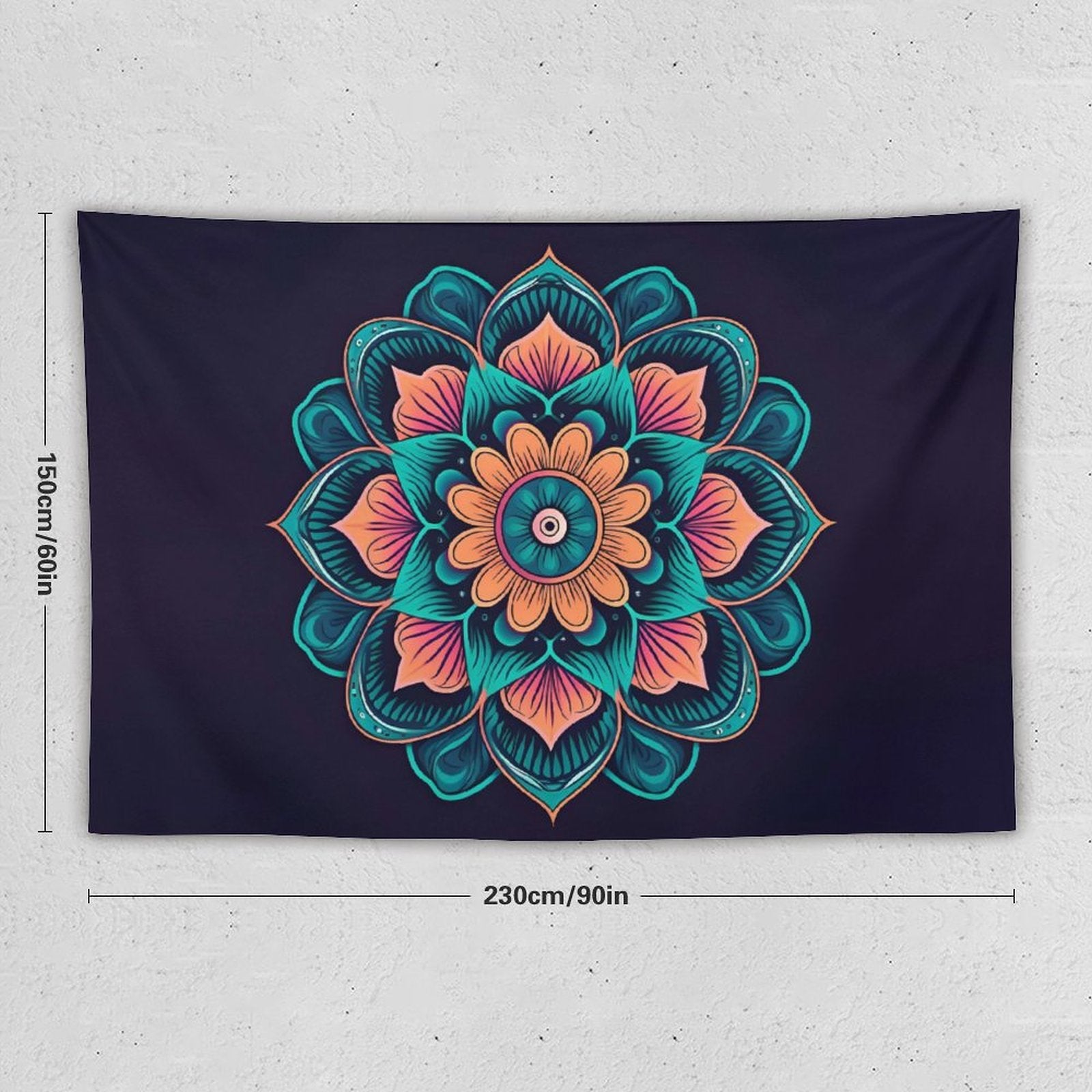 Tapiz de pared de flores