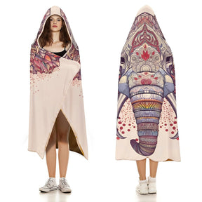 Elephant Hooded Blanket