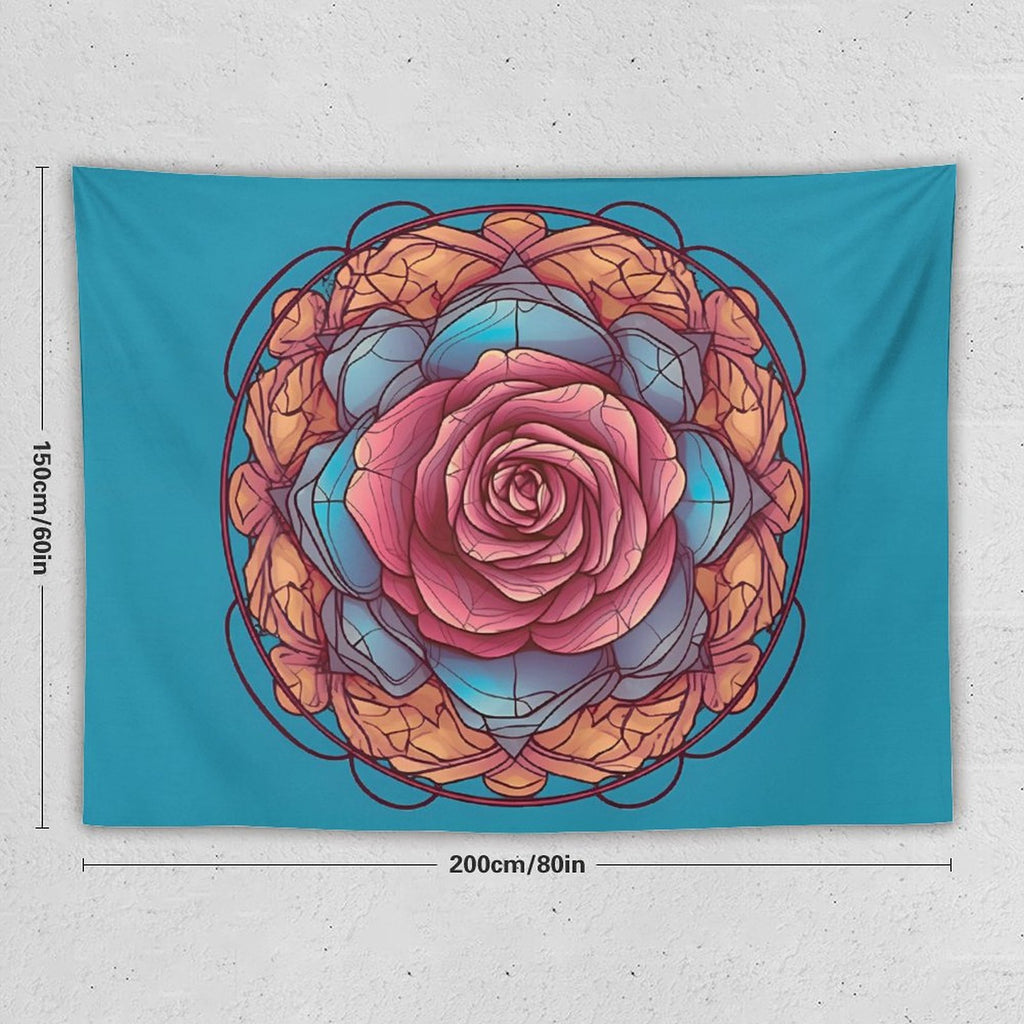 Tapiz de pared de rosas