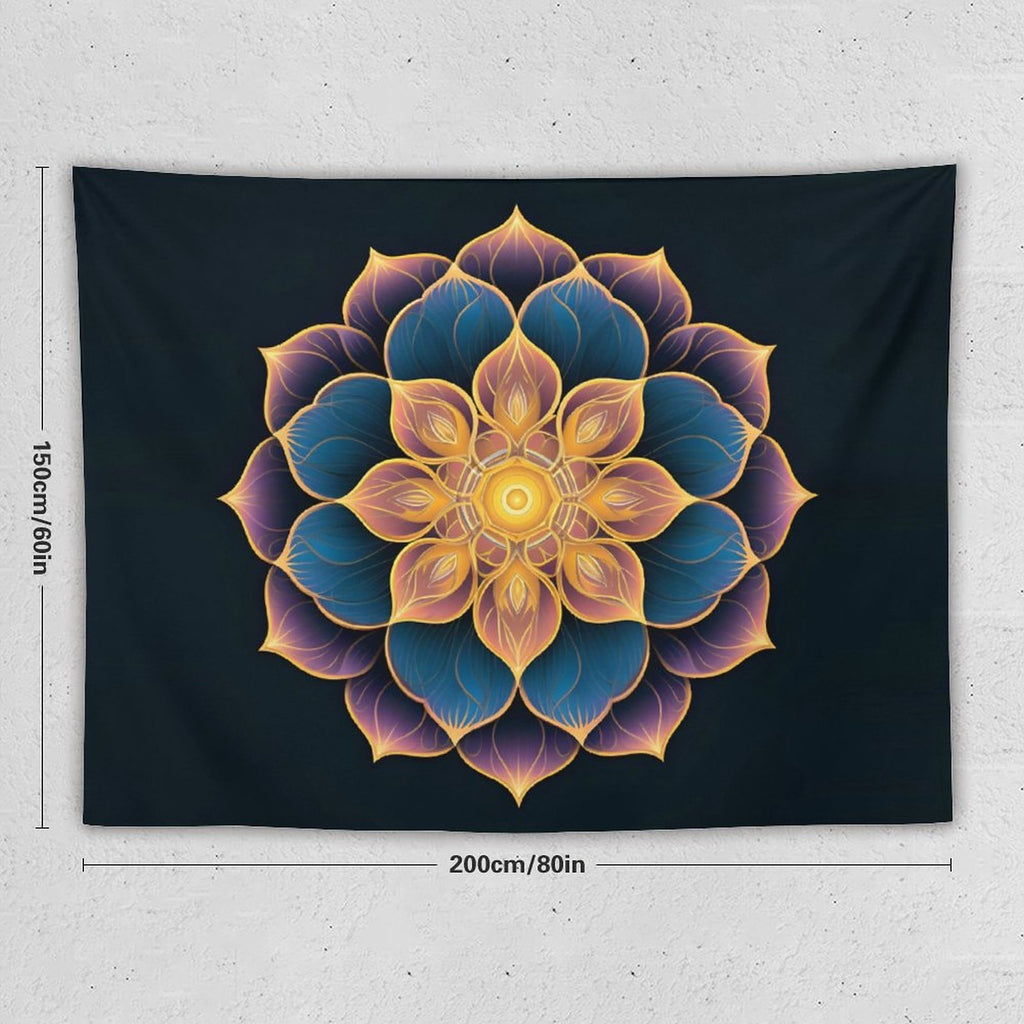 Tapiz de pared de loto