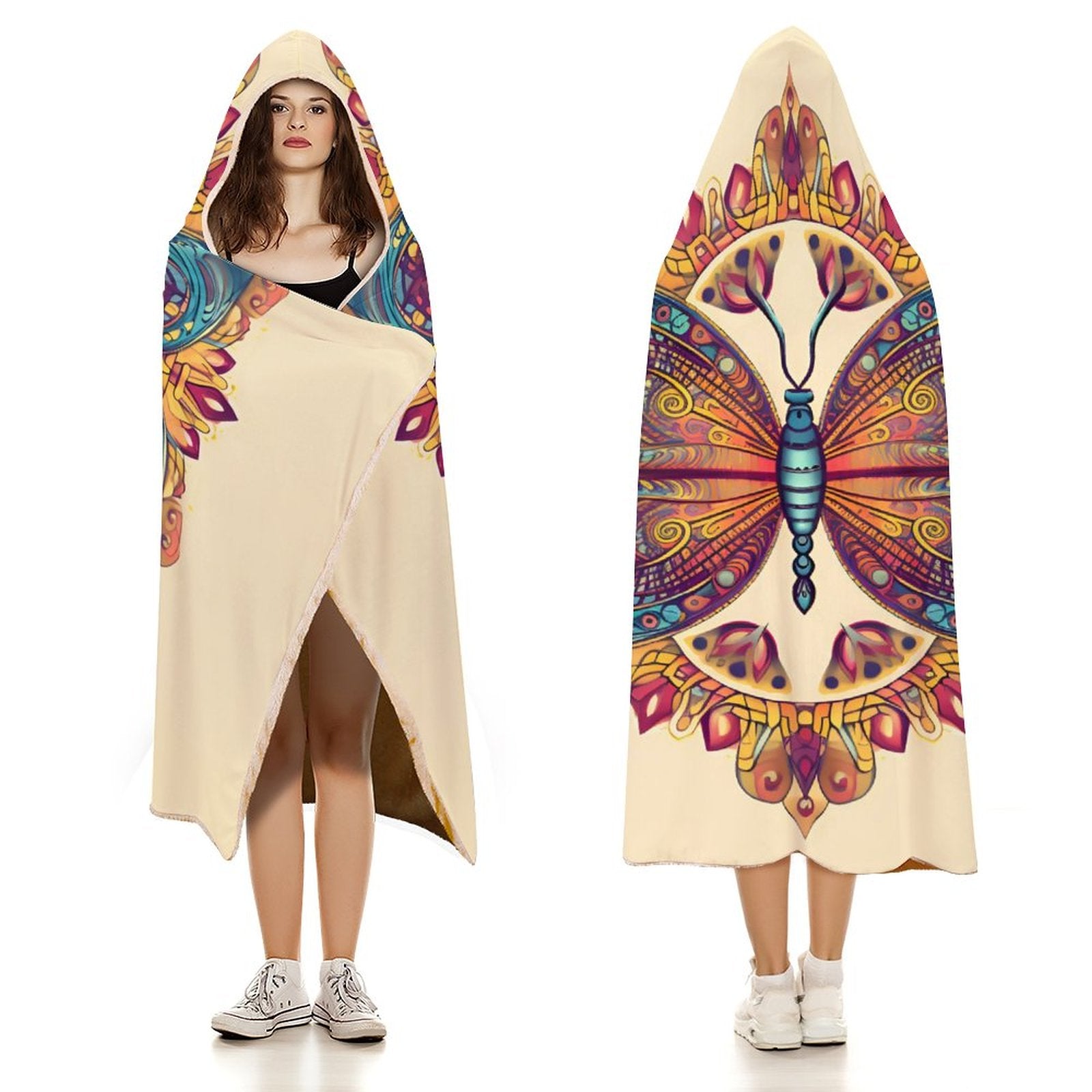 Butterfly Hooded Blanket