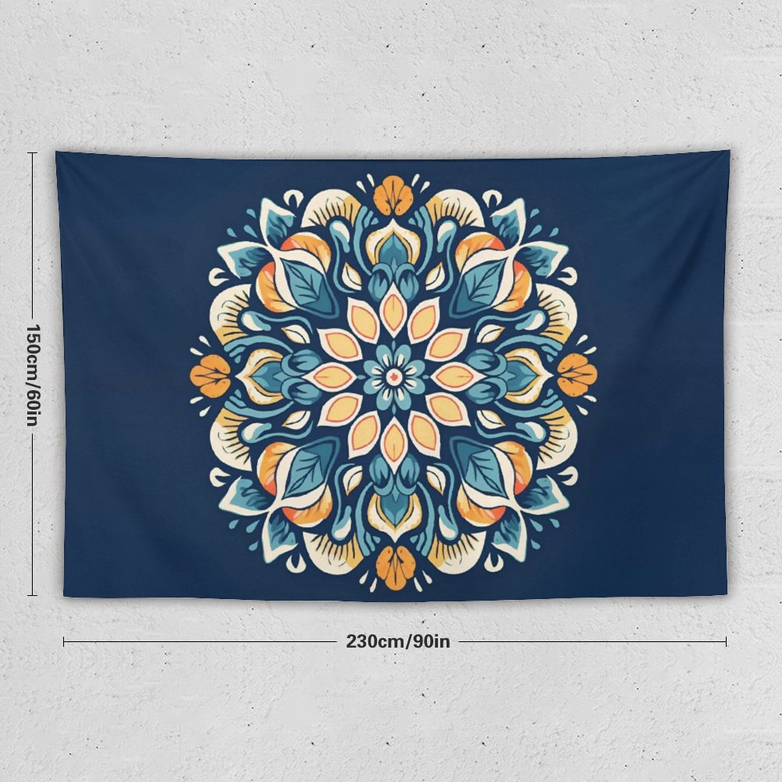 Tapiz de pared de flores