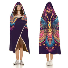 Butterfly Hooded Blanket