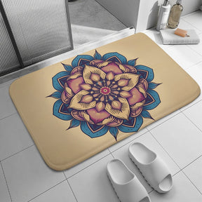 Lotus Coral Velvet Rug