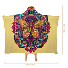 Butterfly Hooded Blanket