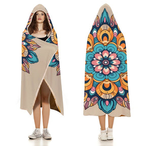 Flower Hooded Blanket