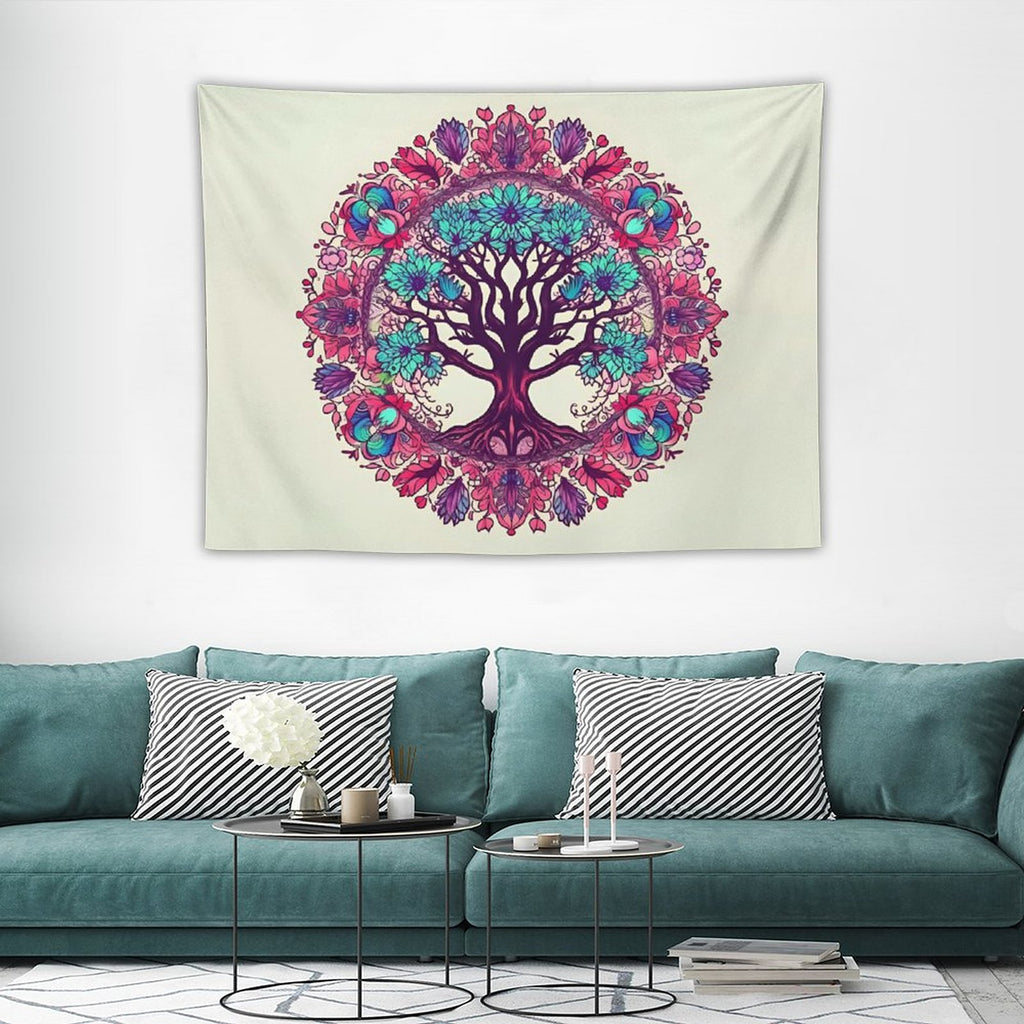 Tapiz de pared de árbol