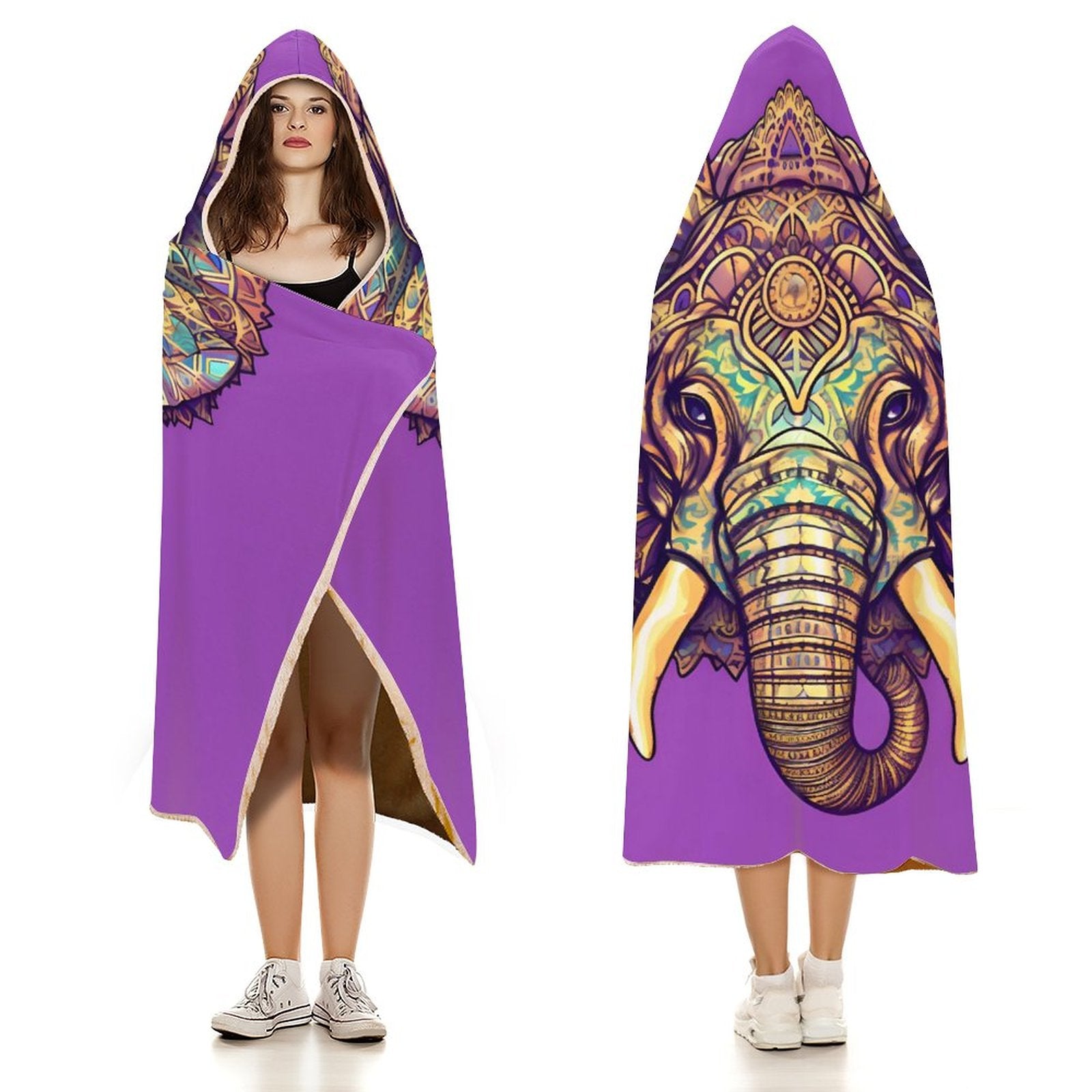 Elephant Hooded Blanket