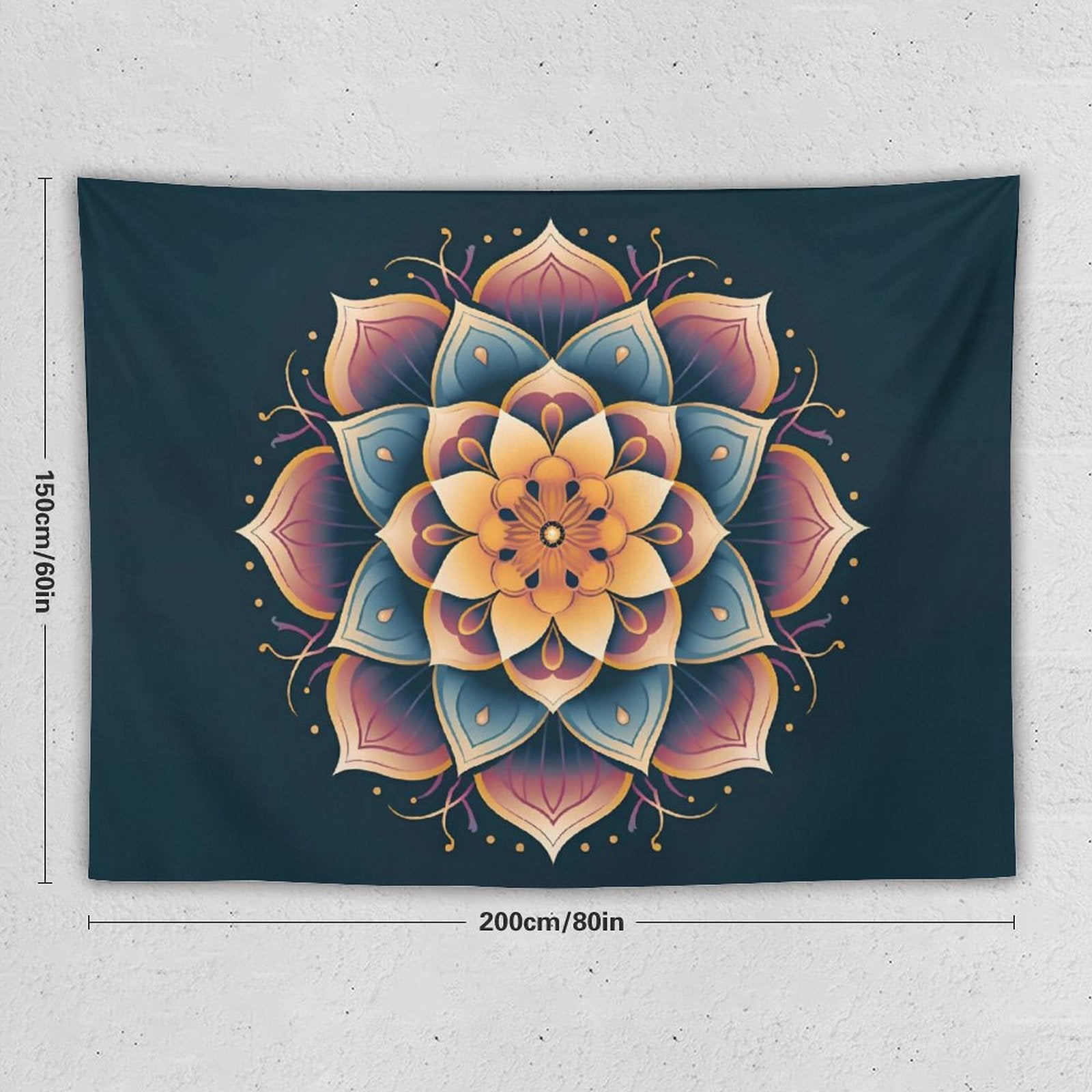 Tapiz de pared de loto