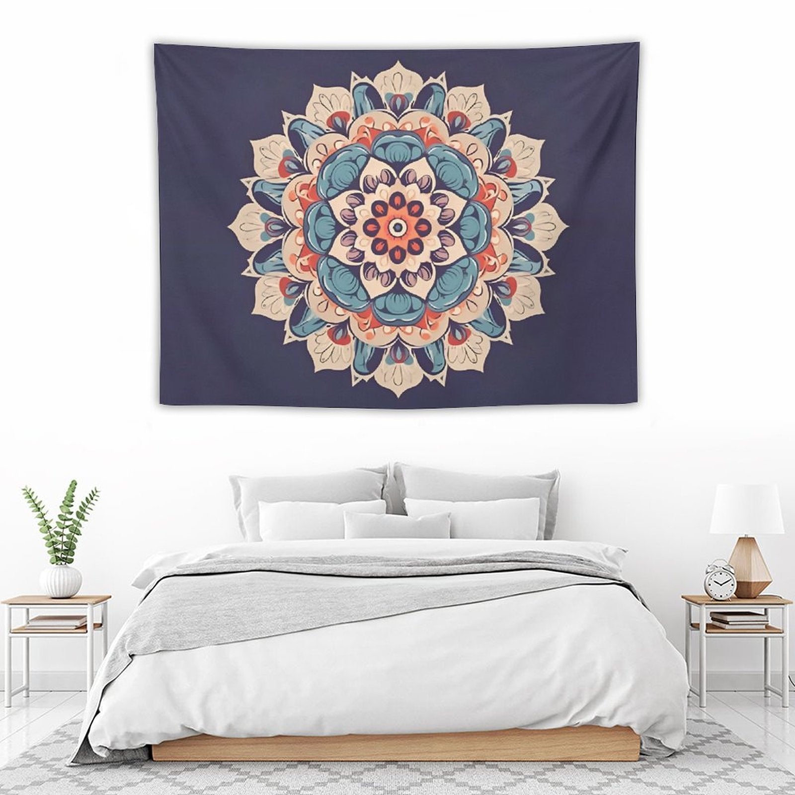 Tapiz de pared de flores