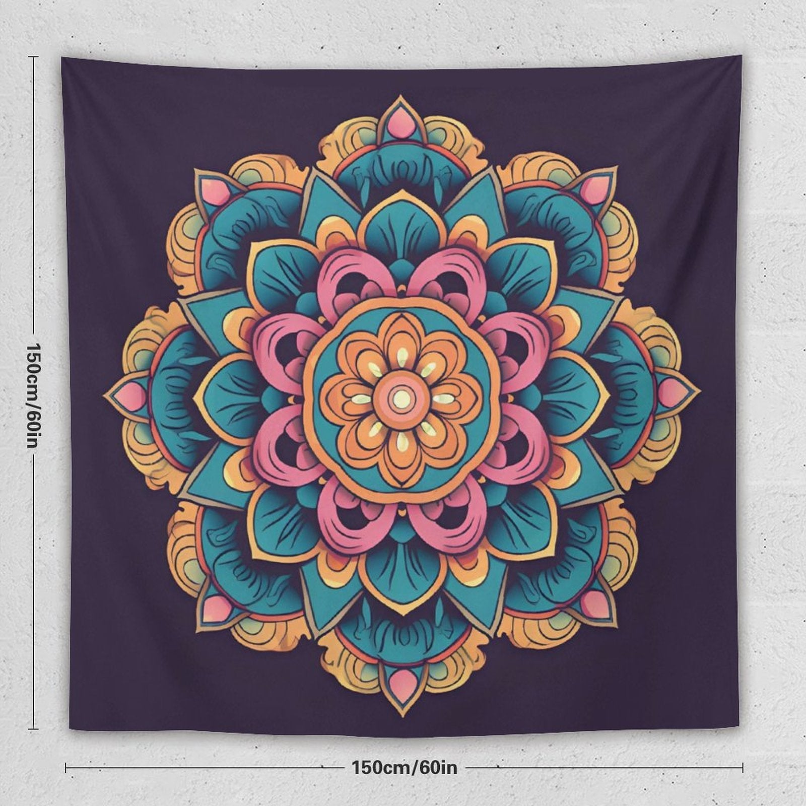 Tapiz de pared de flores