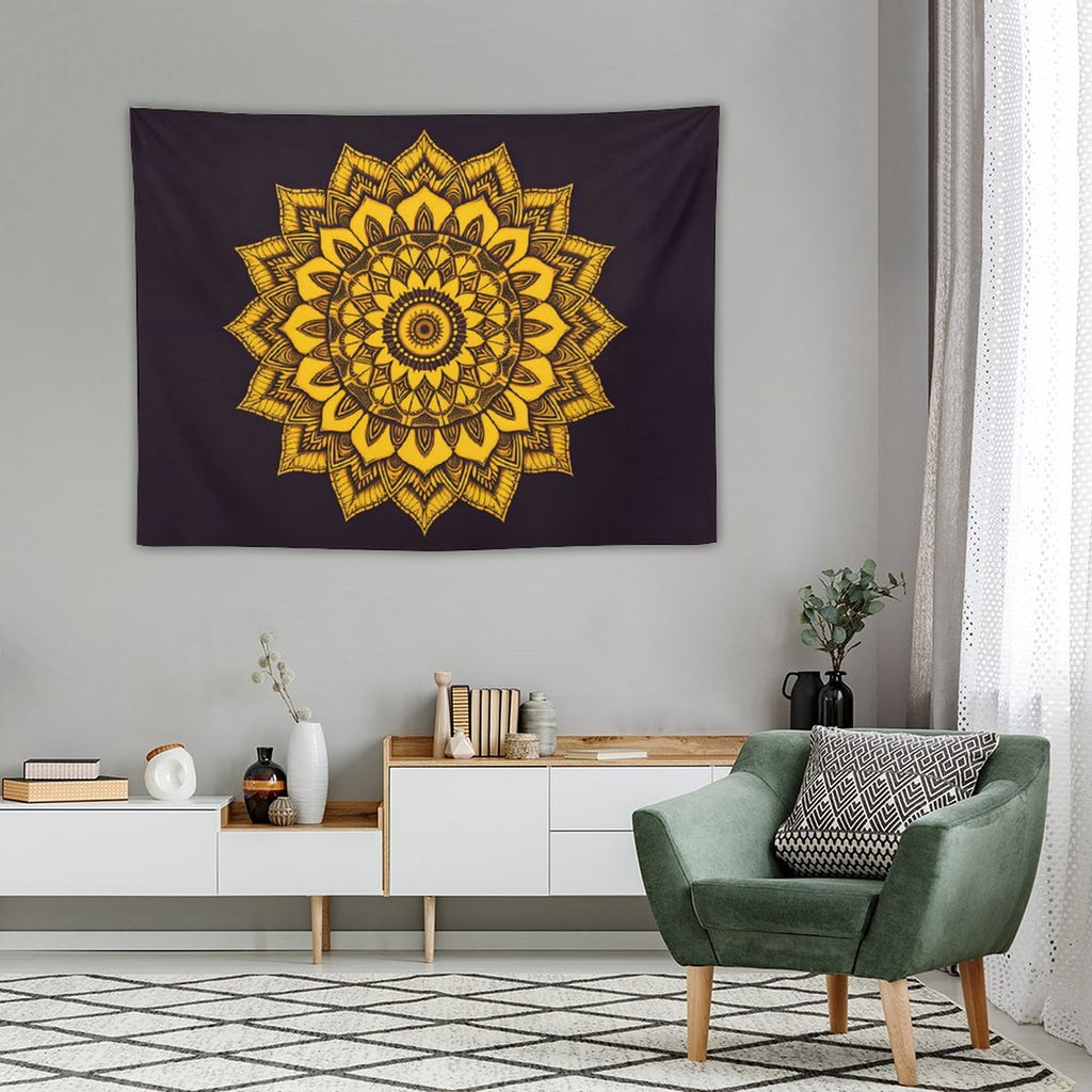 Tapiz de pared de girasoles
