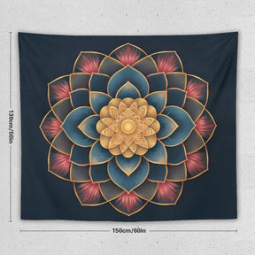 Lotus Wall Tapestry