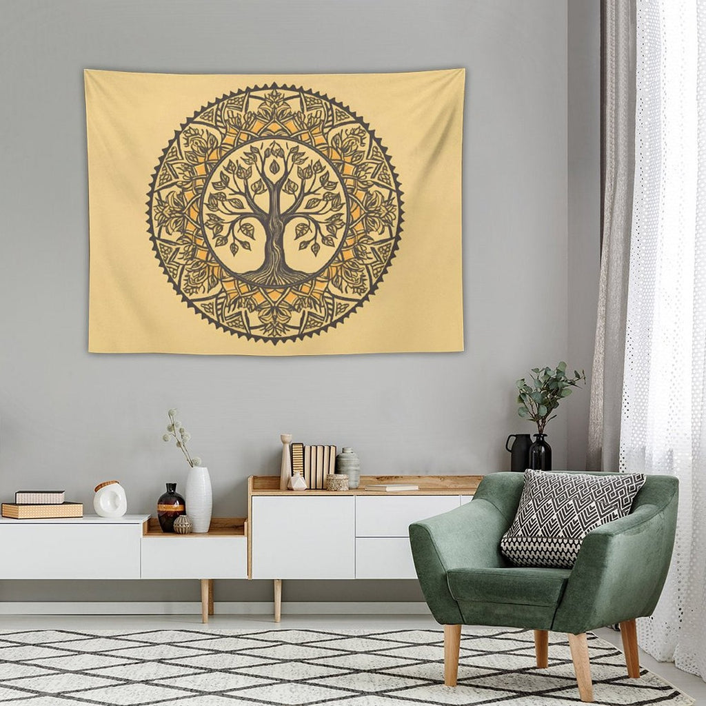 Tapiz de pared de árbol