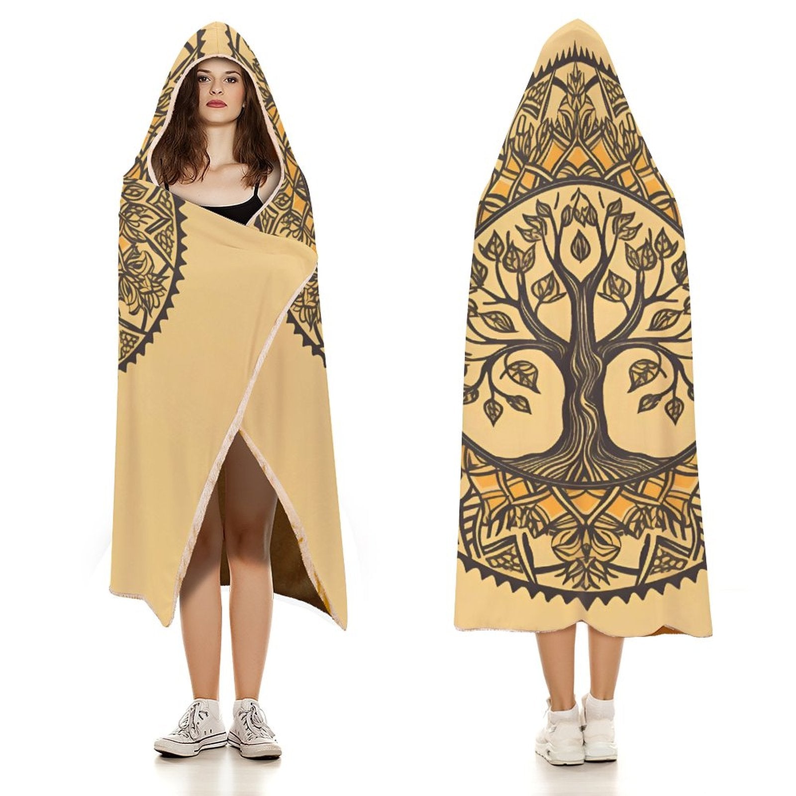 Tree Hooded Blanket