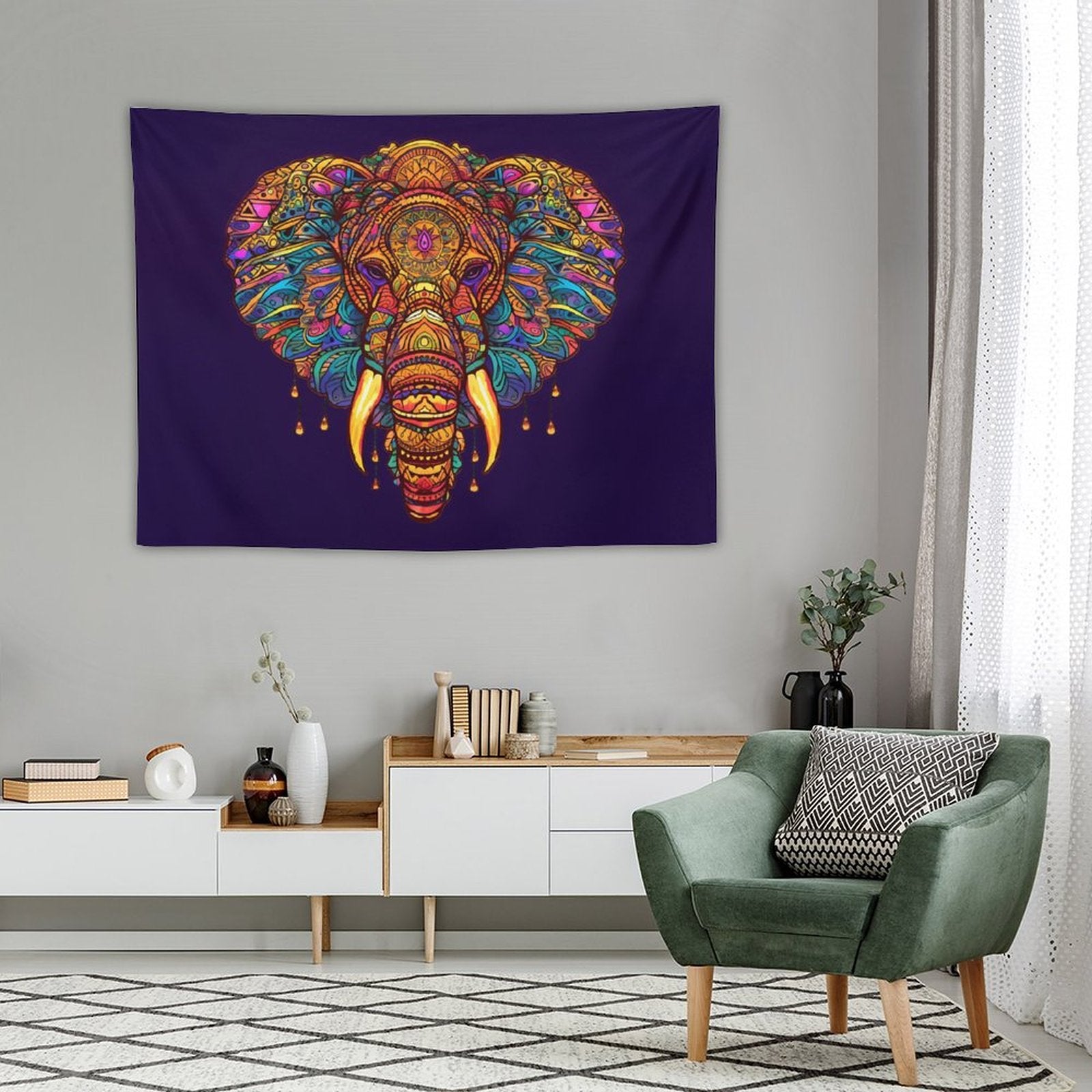 Elephant Wall Tapestry