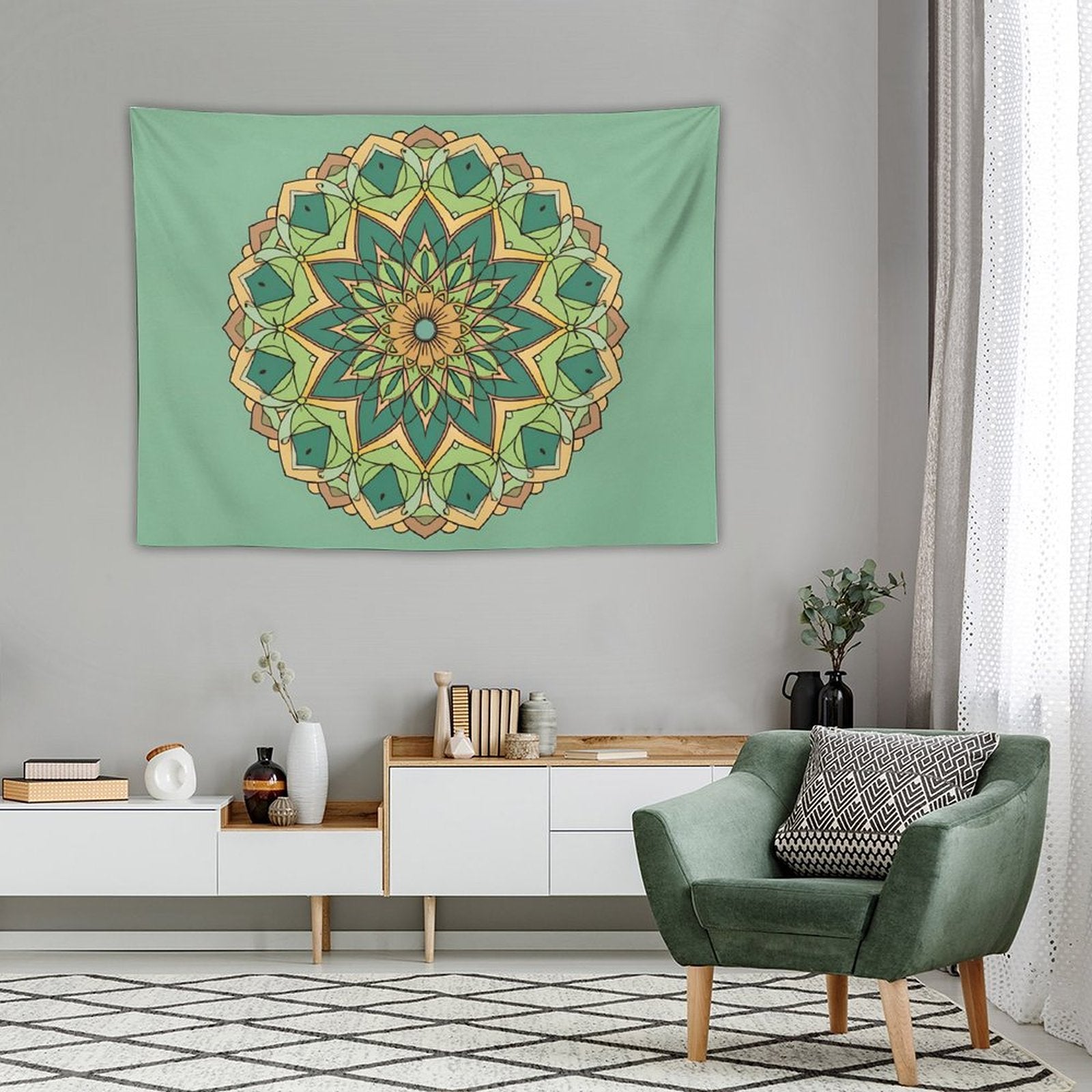 Lotus Wall Tapestry