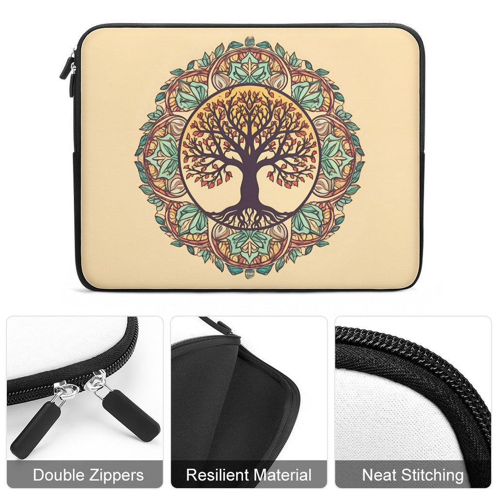 Funda para portátil con diseño de árbol