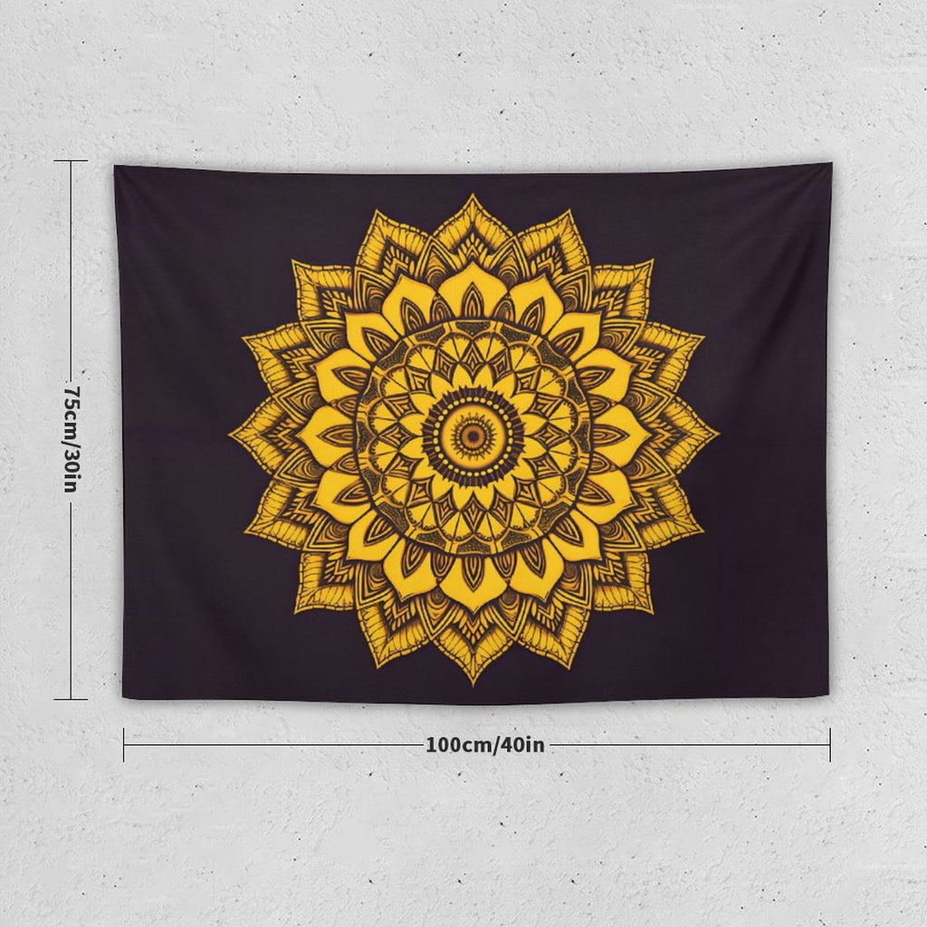Tapiz de pared de girasoles