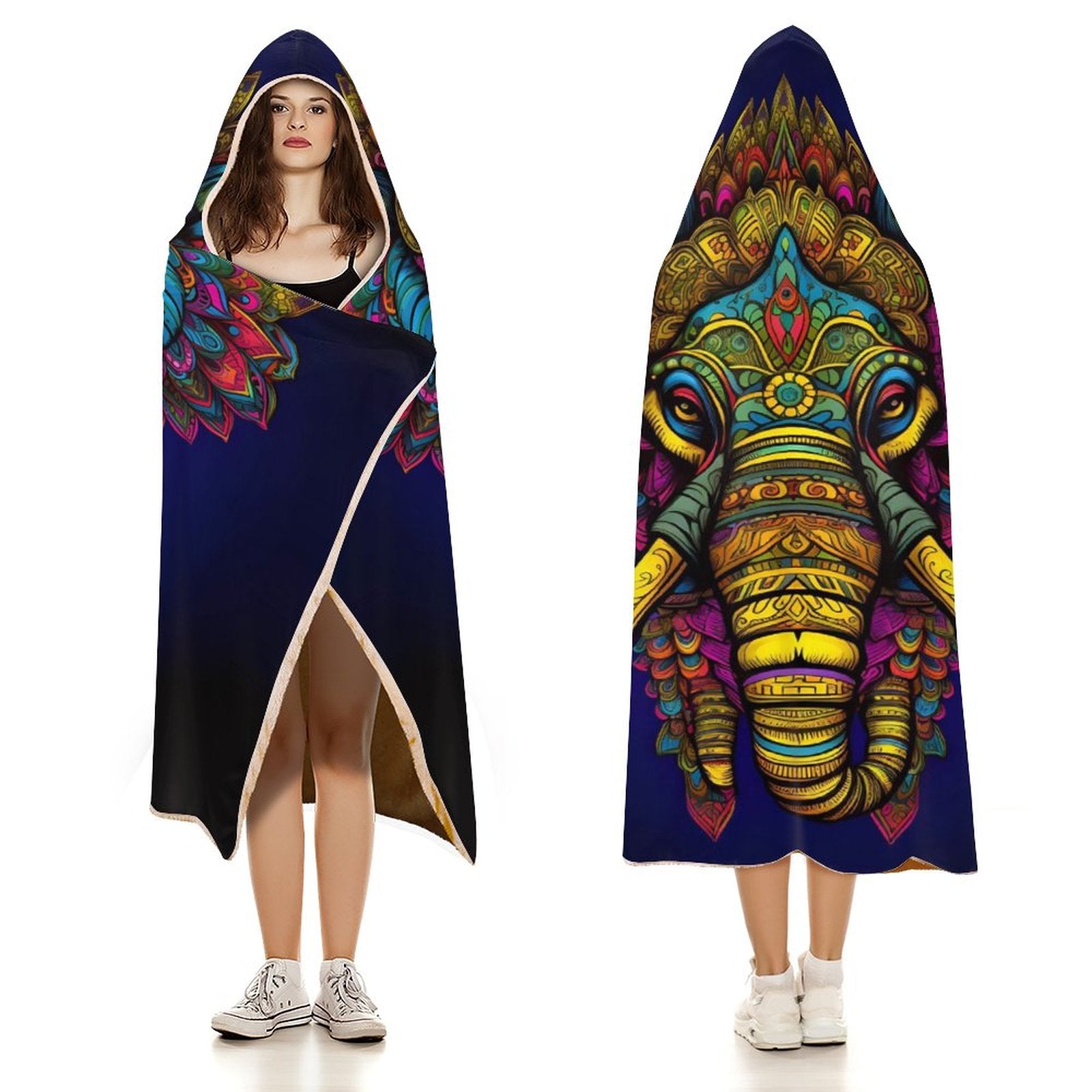 Elephant Hooded Blanket