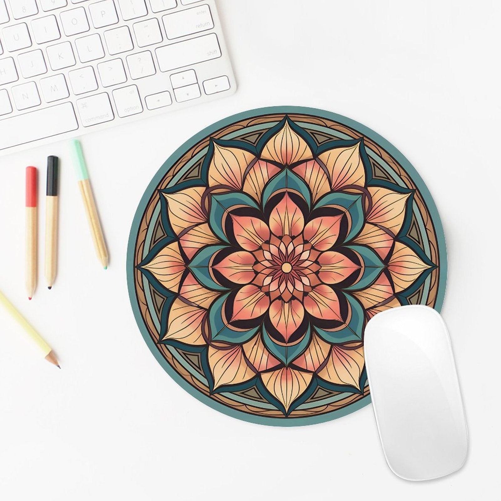 Alfombrilla de ratón redonda