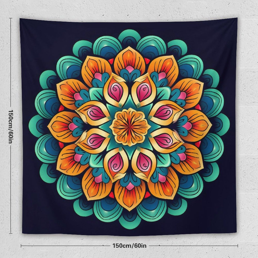 Tapiz de pared de flores