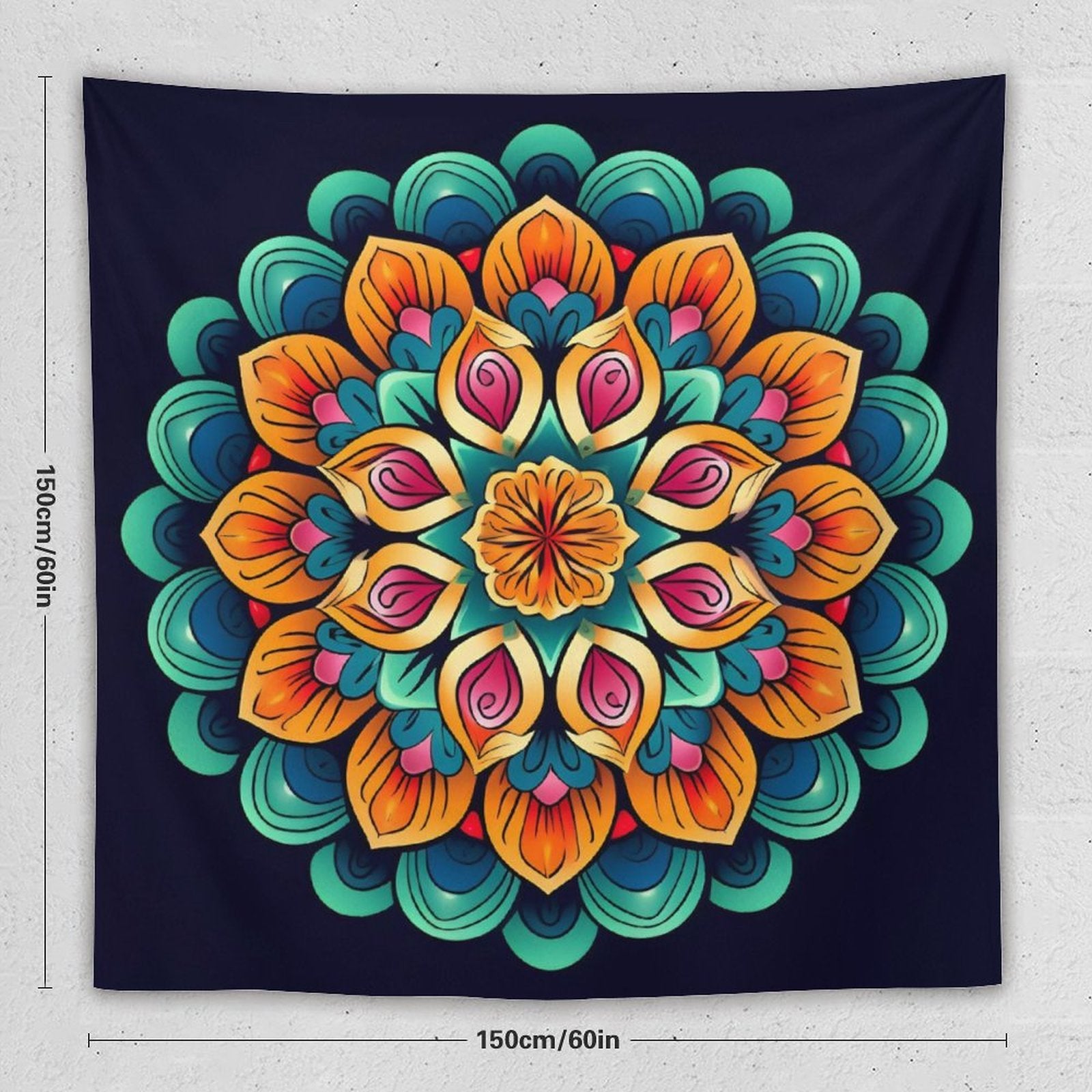 Tapiz de pared de flores