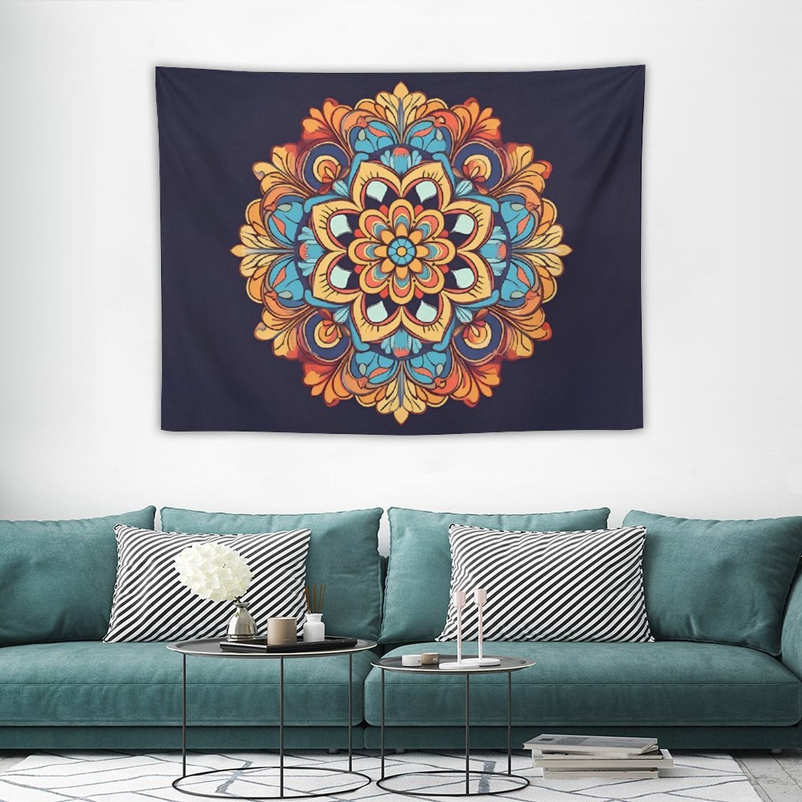 Tapiz de pared de flores