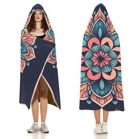 Flower Hooded Blanket