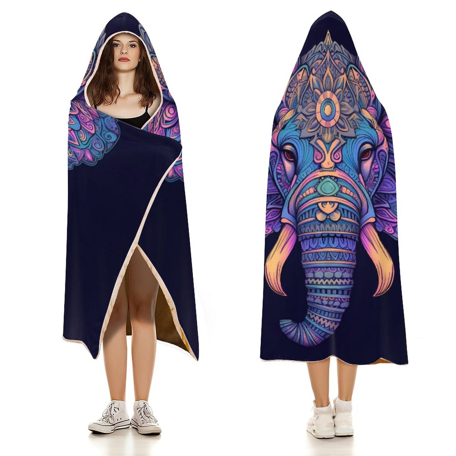 Elephant Hooded Blanket