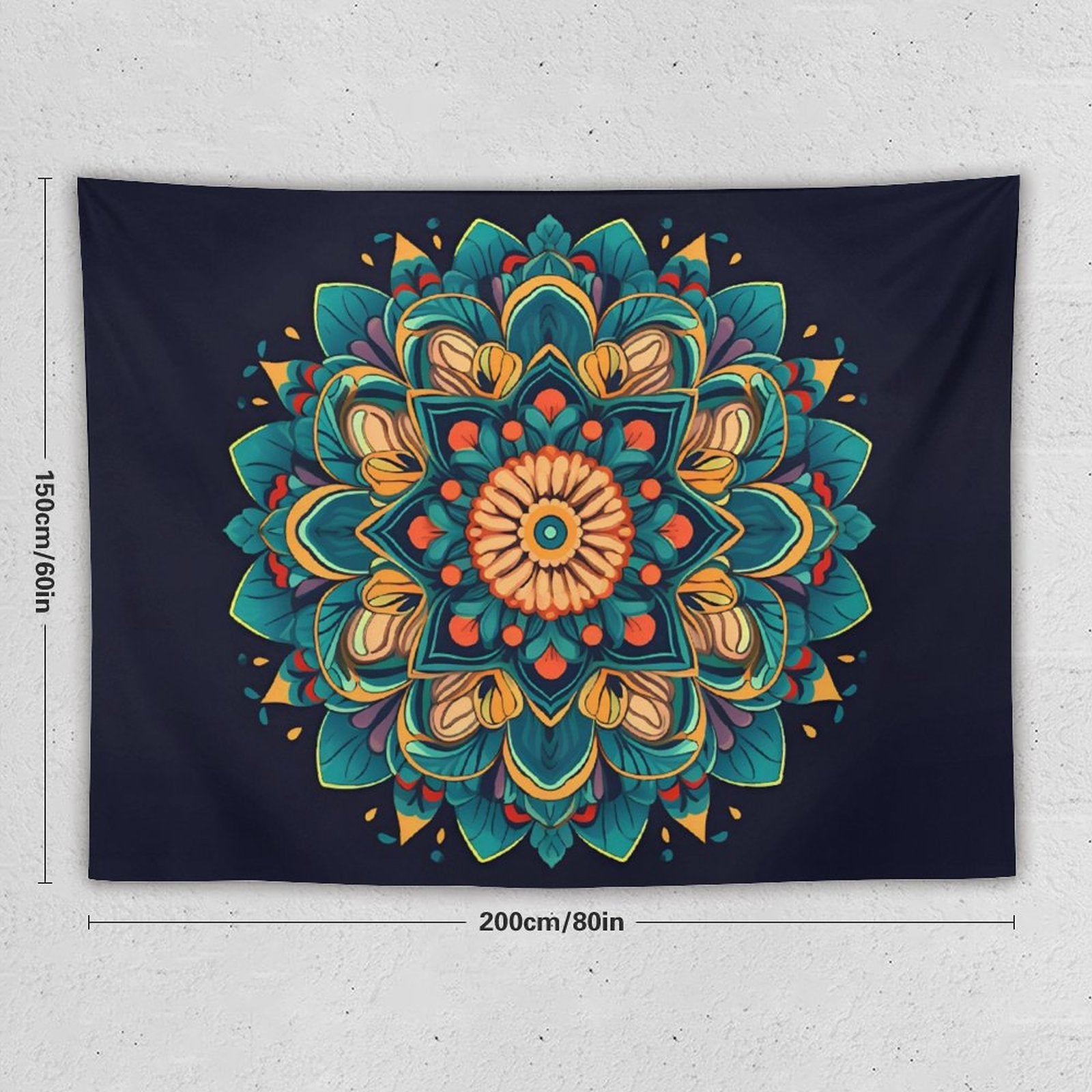 Tapiz de pared de flores