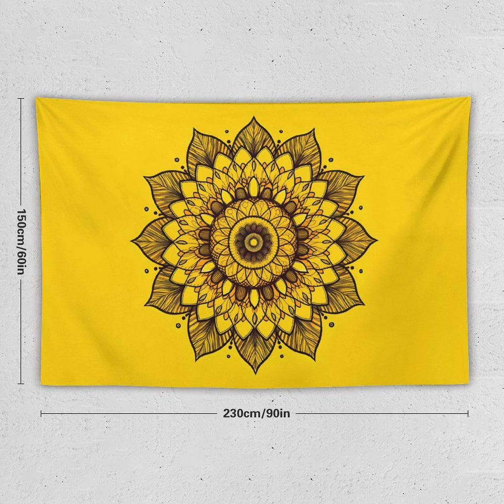 Tapiz de pared de girasoles