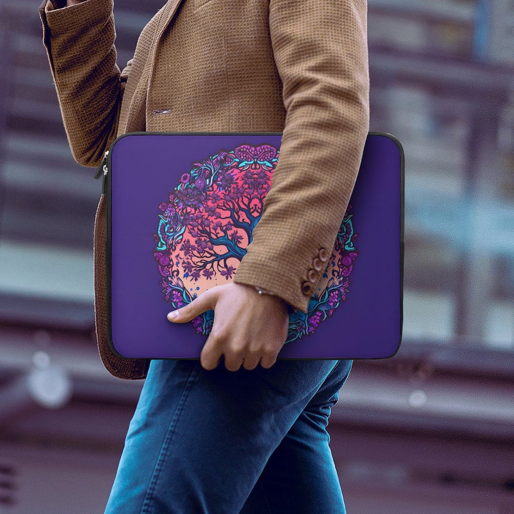Funda para portátil con diseño de árbol