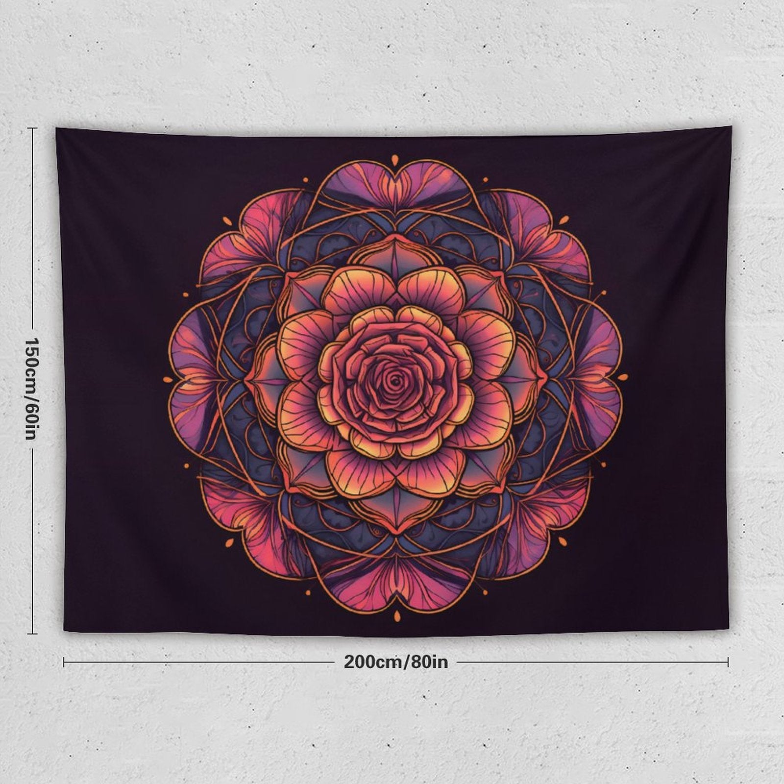 Rose Wall Tapestry