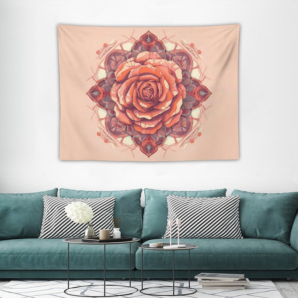 Tapiz de pared de rosas