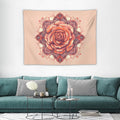 Tapiz de pared de rosas