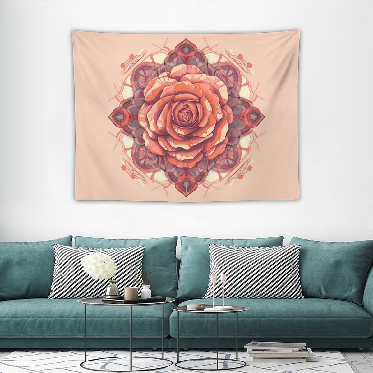 Rose Wall Tapestry