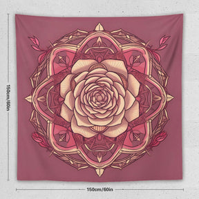 Rose Wall Tapestry