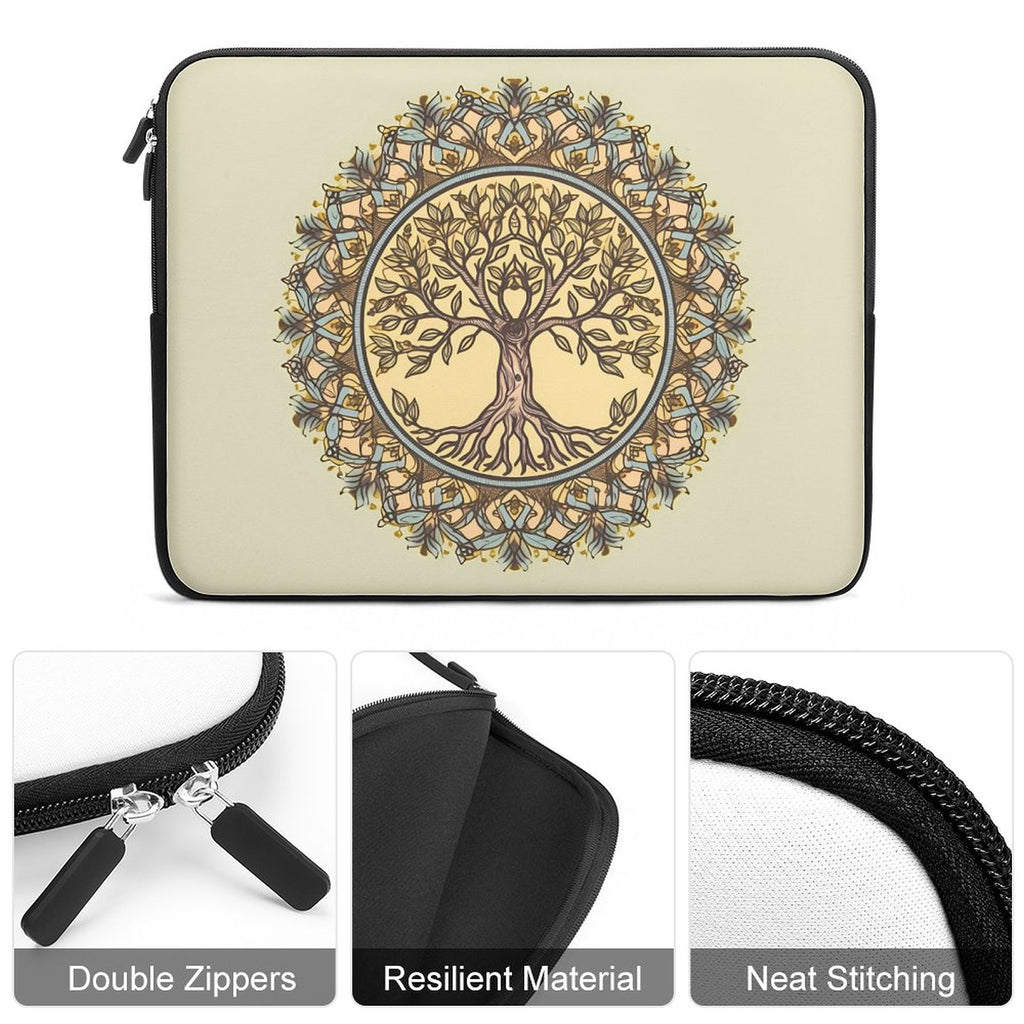 Funda para portátil con diseño de árbol