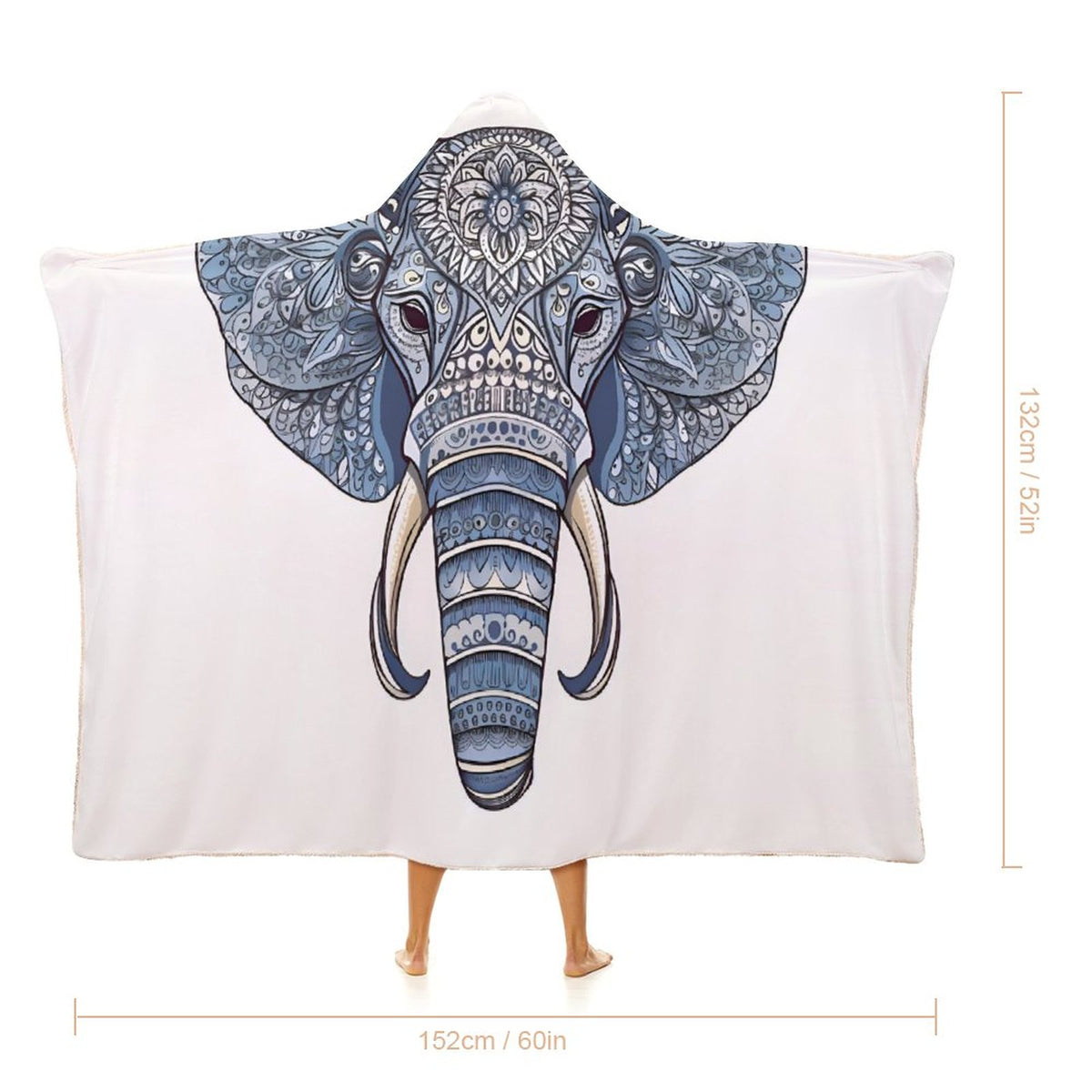 Elephant Hooded Blanket