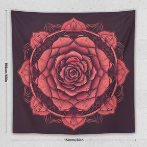 Rose Wall Tapestry