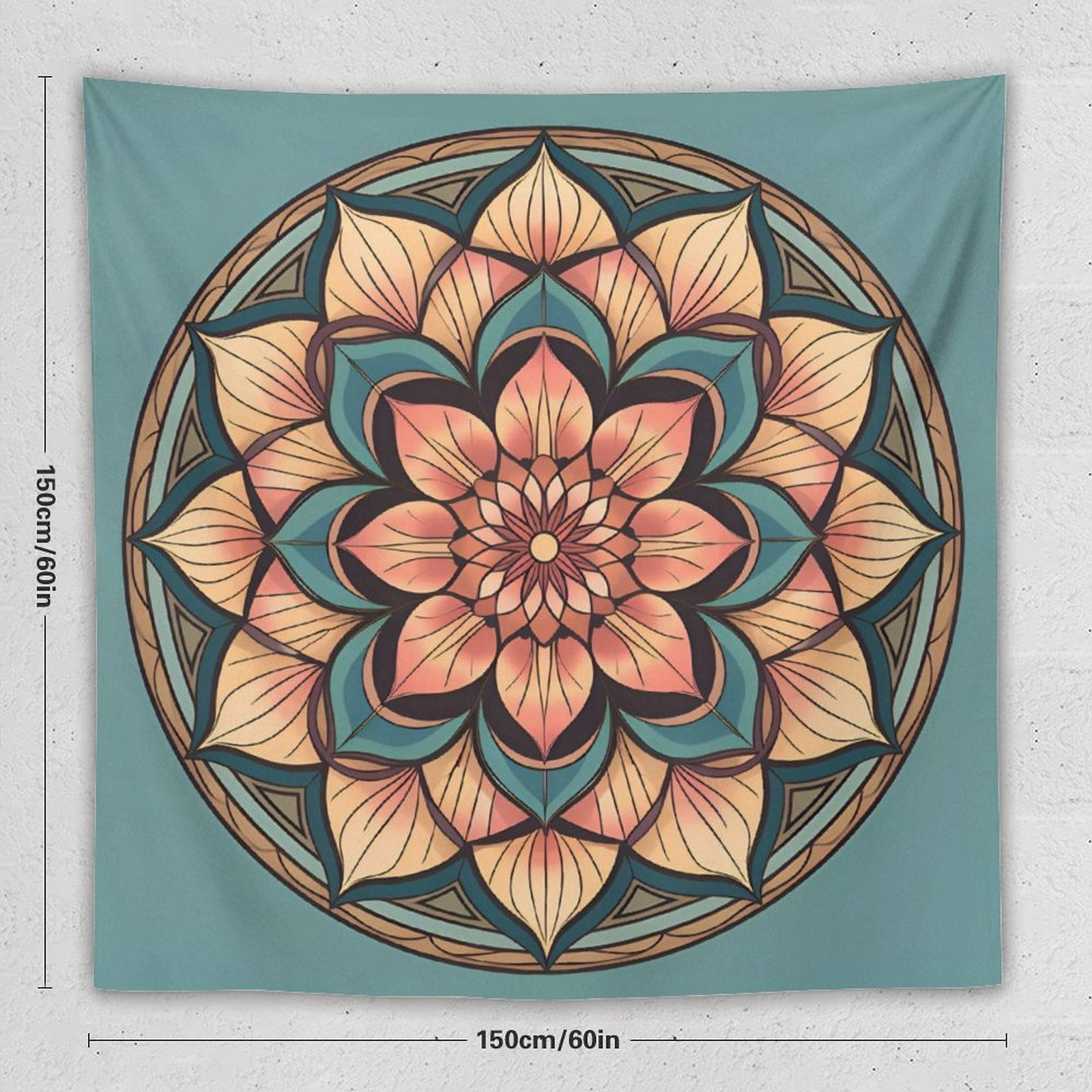 Tapiz de pared de loto