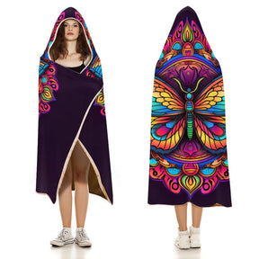 Butterfly Hooded Blanket