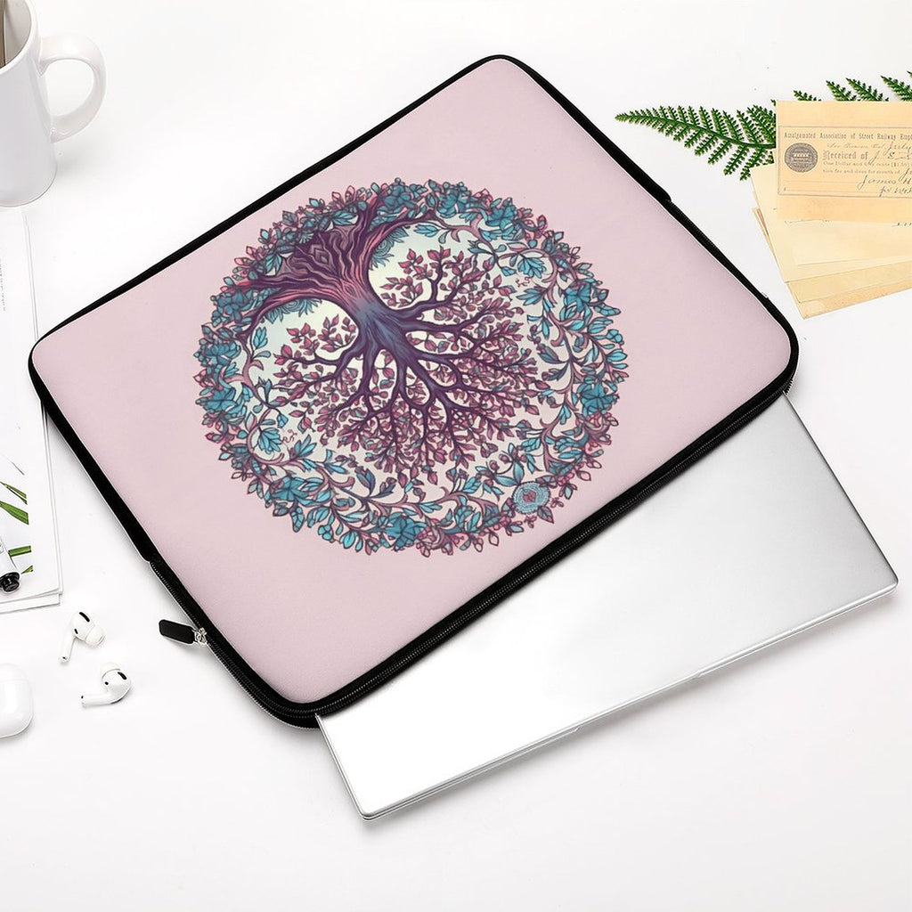 Funda para portátil con diseño de árbol